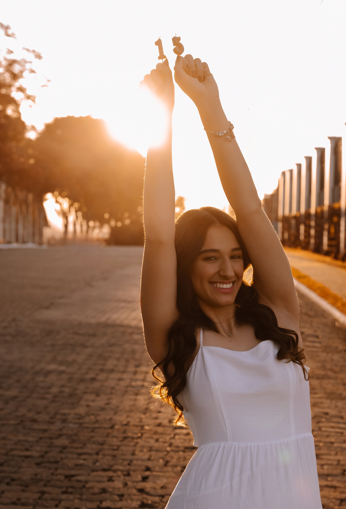 Ensaio de 15 anos, ideias com velinhasTati Maldaner fotografia.