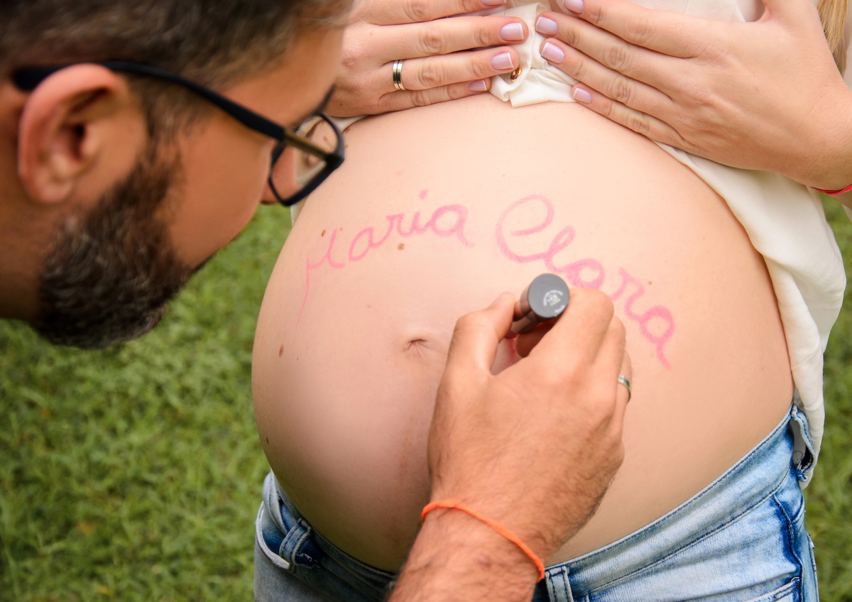 Ensaio de Casal Gestante Realizado Jardim Botânico por Thaty Maldaner