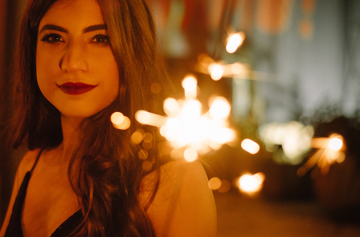 Ensaio de 15 anos em Lajeado por Thaty Maldaner Fotografia  de noite luzes