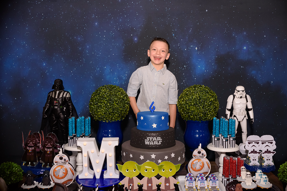 decoração star wars em novo hamburgo, fotografia da thaty maldaner para aniversário infantil 