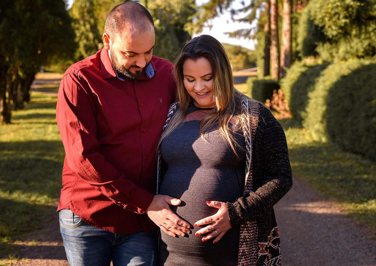 parque das tuias realizado no inverno, ensaio de gestante externo no 