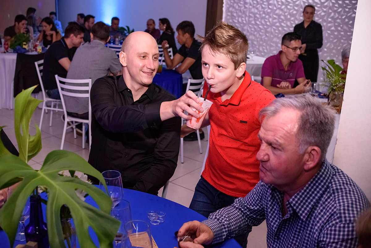 festa animada de formatura do Fábio na Fantasia Festas em Lajeado. 