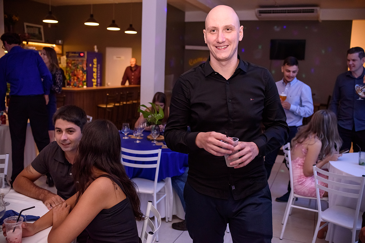 festa animada de formatura do Fábio na Fantasia Festas em Lajeado. 