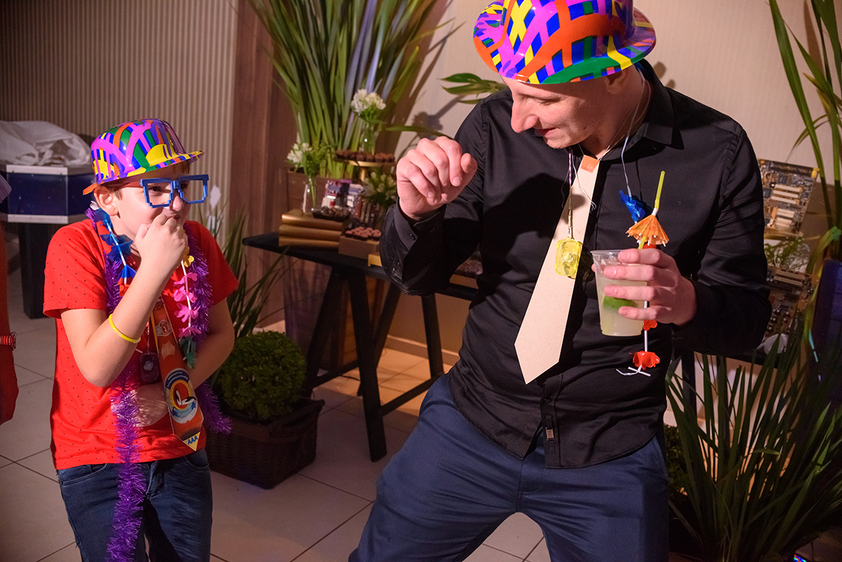 festa animada de formatura do Fábio na Fantasia Festas em Lajeado. 