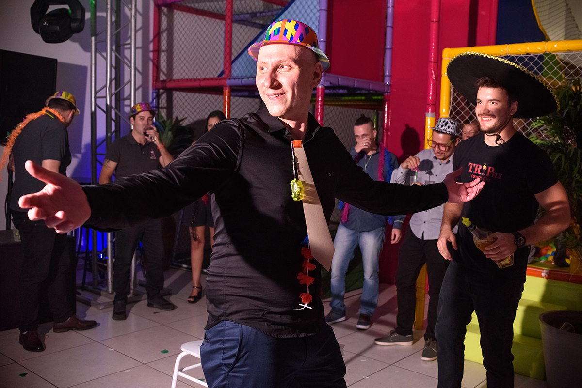 festa animada de formatura do Fábio na Fantasia Festas em Lajeado. 