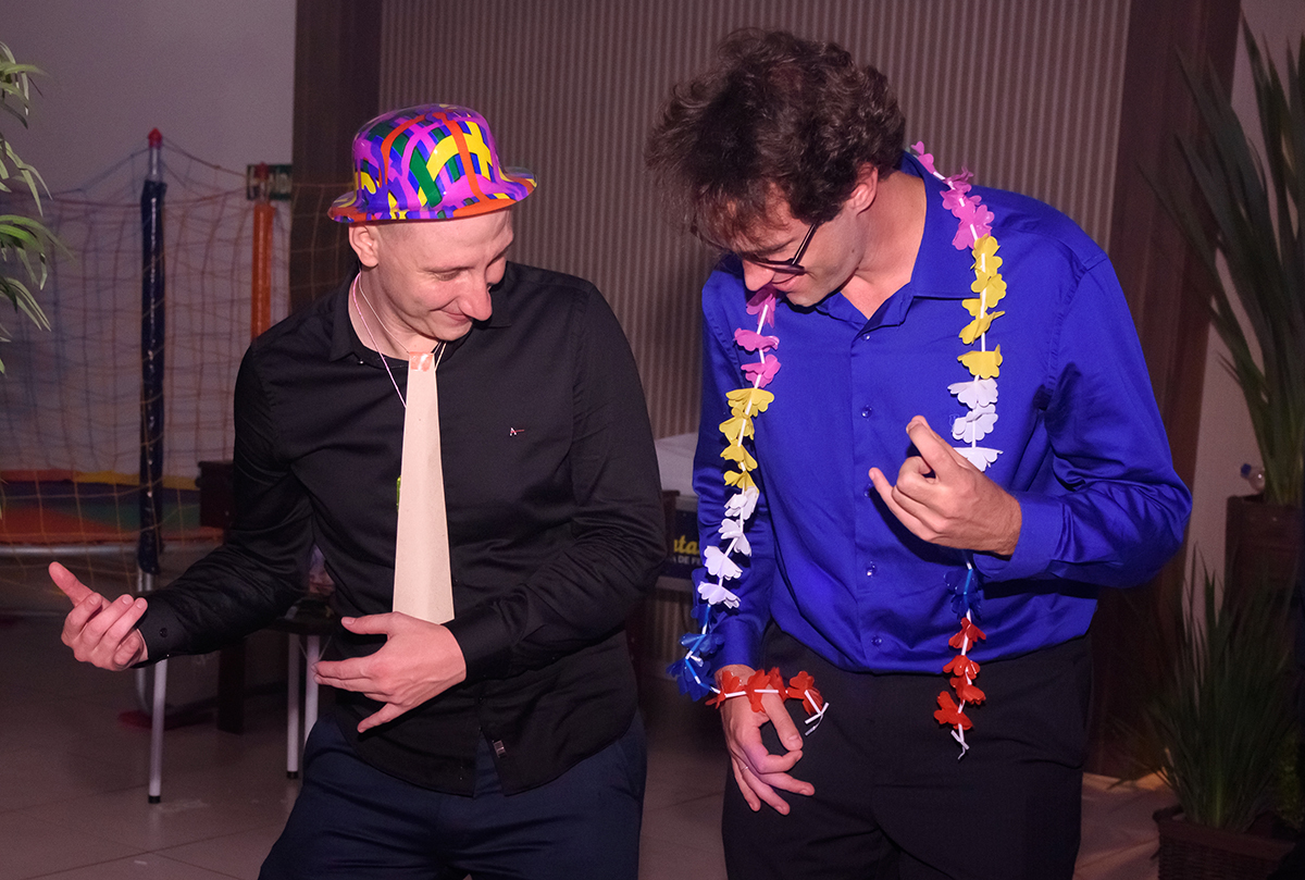 festa animada de formatura do Fábio na Fantasia Festas em Lajeado. 