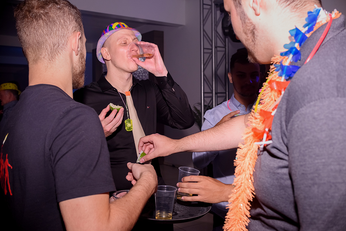 festa animada de formatura do Fábio na Fantasia Festas em Lajeado. 