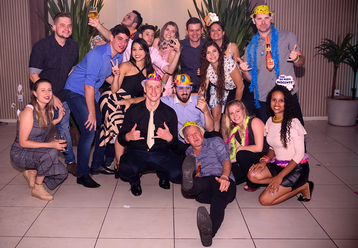 festa animada de formatura do Fábio na Fantasia Festas em Lajeado. 