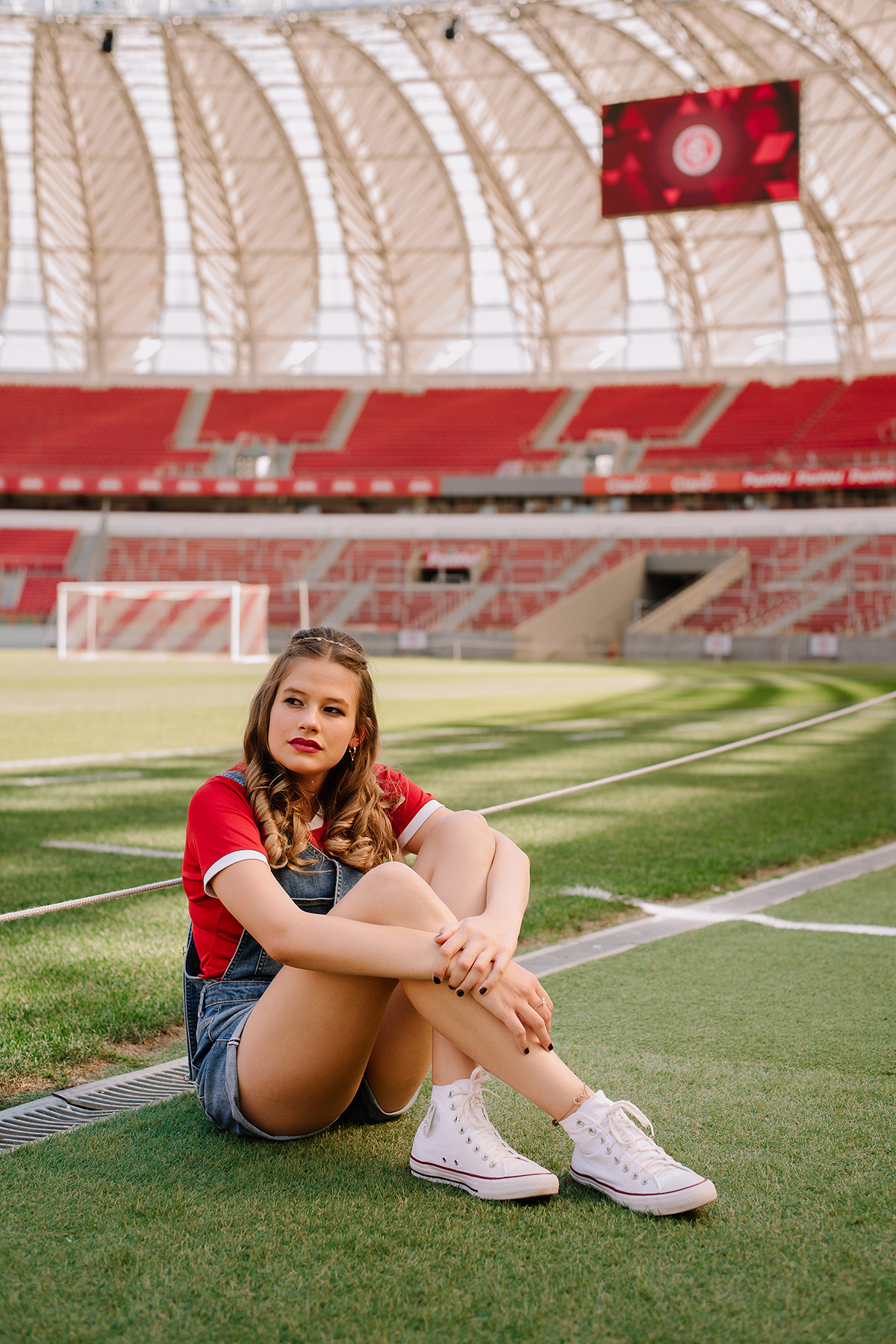 ensaio de 15 anos no  Internacional, estadio Beira Rio, Porto Alegre