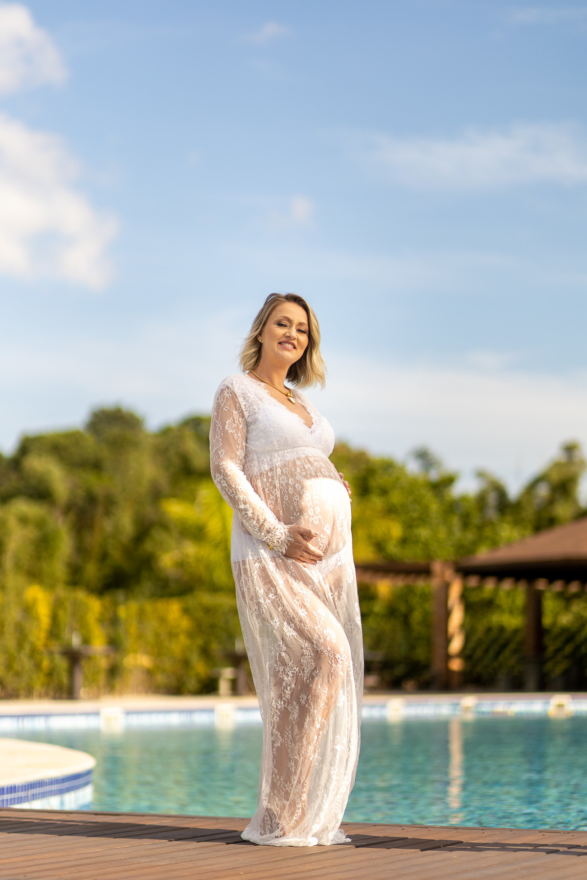 Ensaio Fotográfico na piscina 