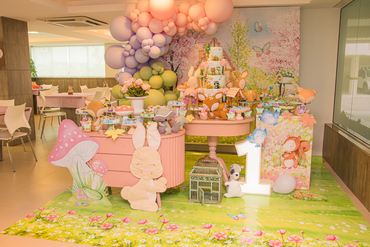 Fotografia Festa de Aniversário Maya 1 ano decoração 