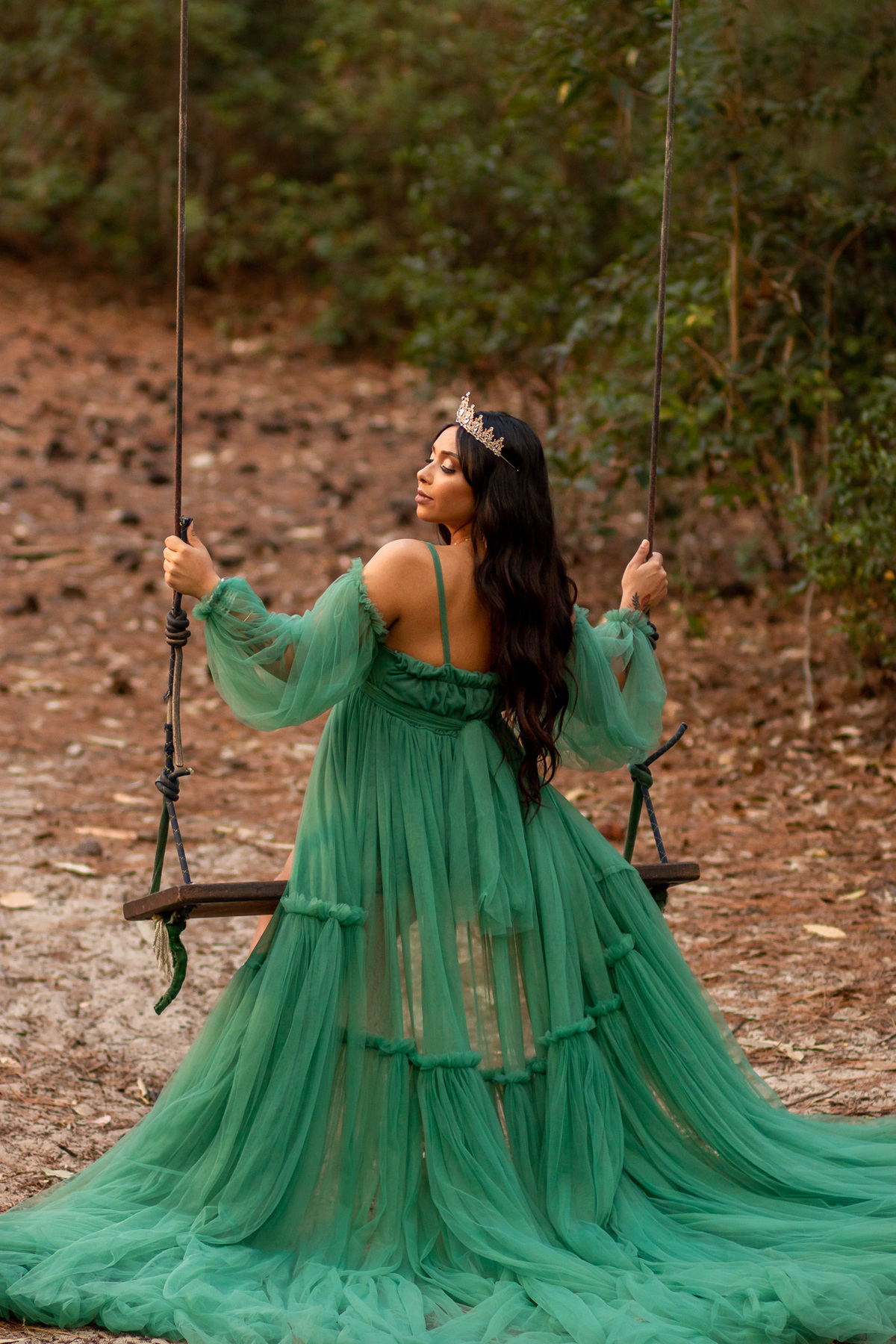 Ensaio gestante em Florianópolis na Floresta do Moçambique