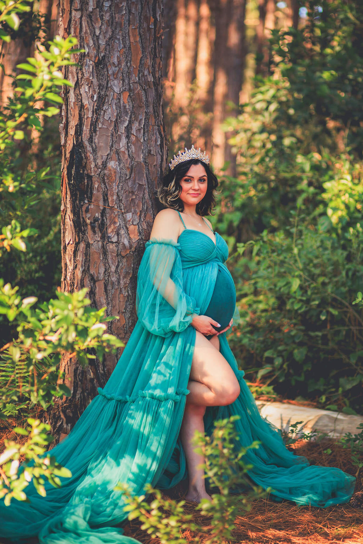 Ensaio Gestante na Floresta do Moçambique com Bia - Vandi Fotografia