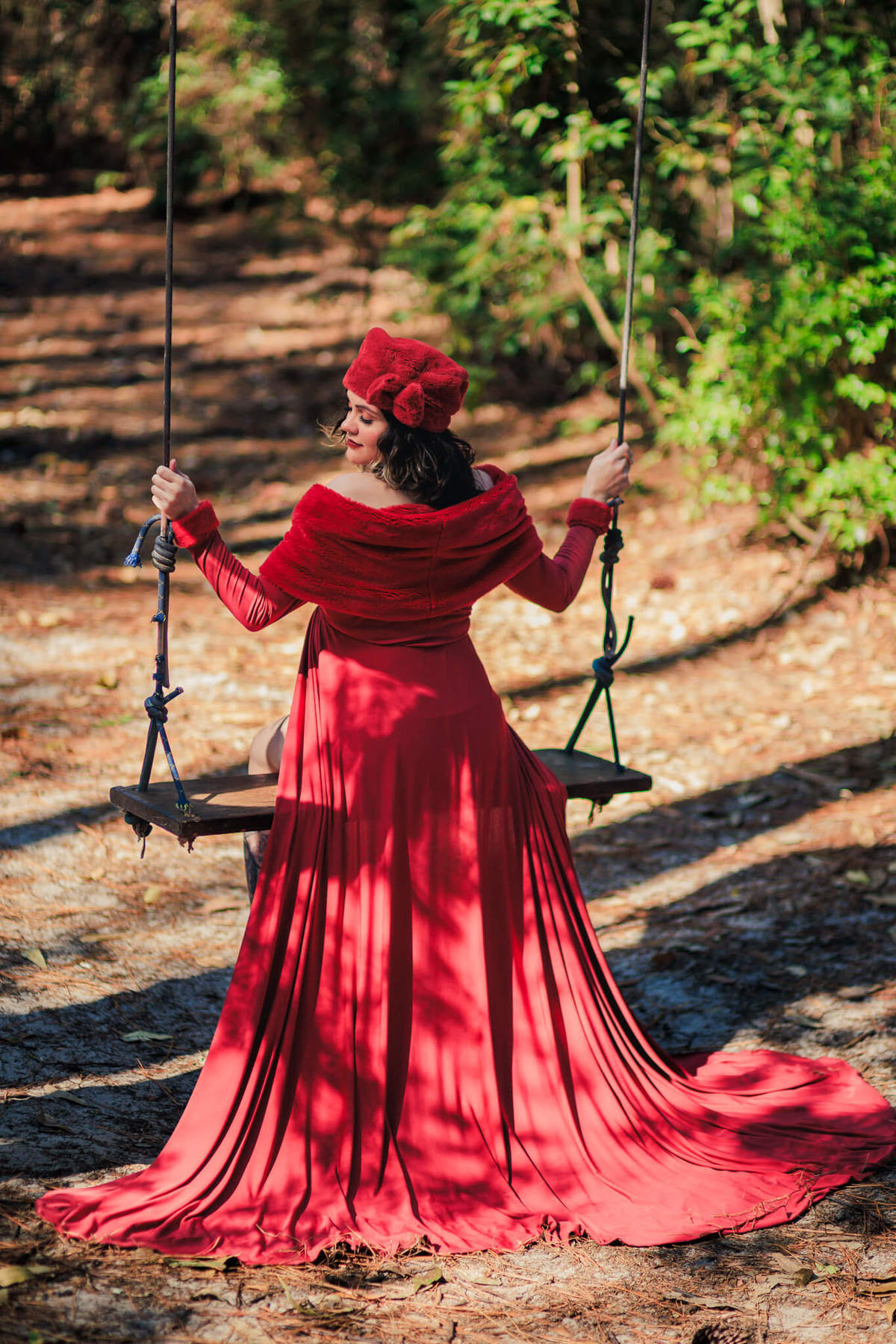 Ensaio Gestante na Floresta do Moçambique com Bia - Vandi Fotografia