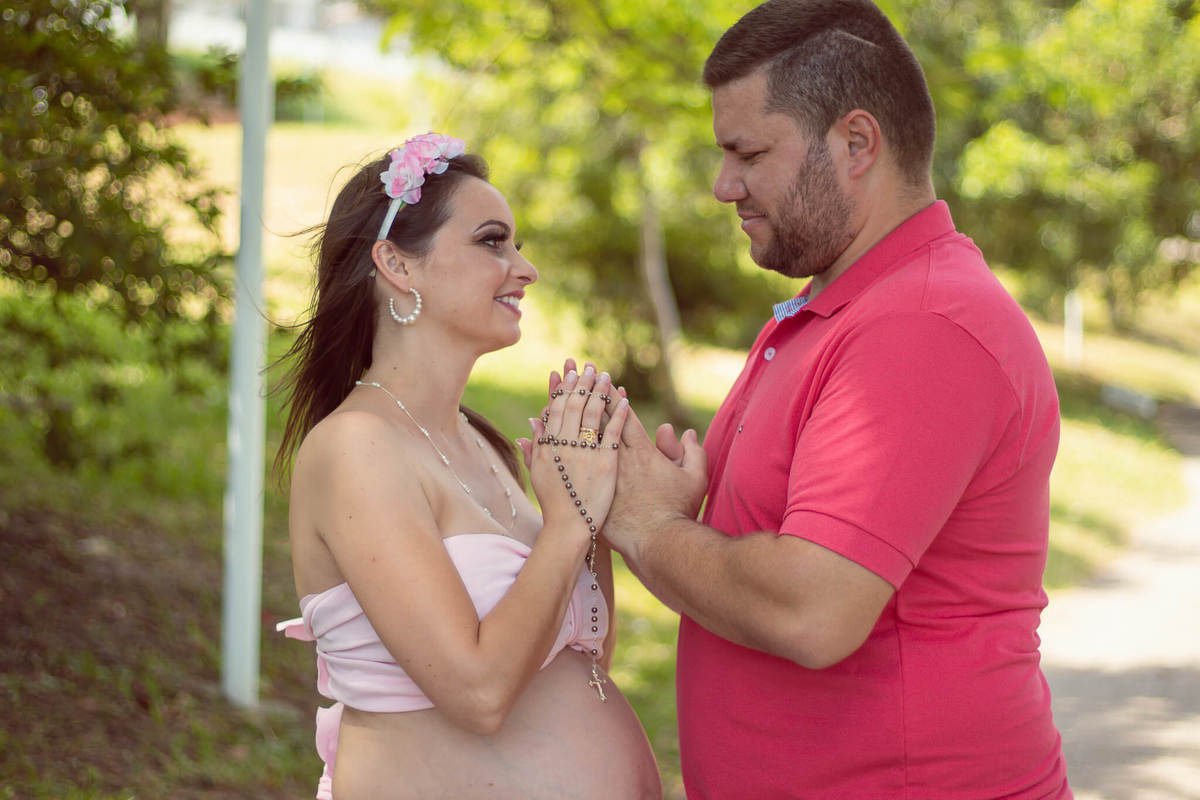 Ensaio Fotográfico Gestante - Pedra Branca Palhoça