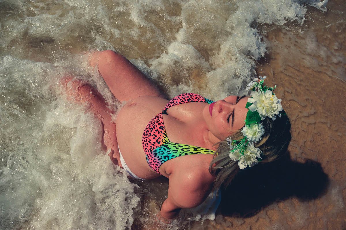 Ensaio Fotográfico Gestante na praia