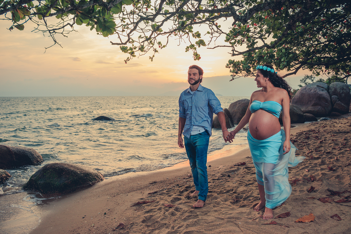 FOTOGRAFIAS - ENSAIO FOTOGRÁFICO GESTANTE EM FLORIANOPOLIS 