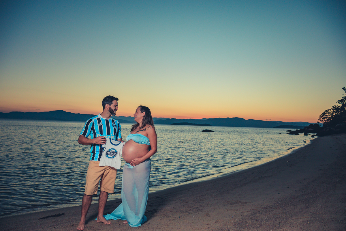Foto Gestante Santo Antônio de Lisboa Florianópolis