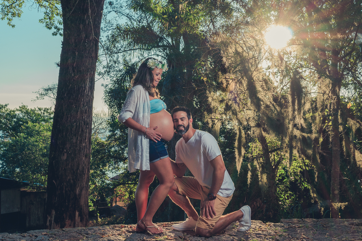 Foto Gestante Santo Antônio de Lisboa Florianópolis