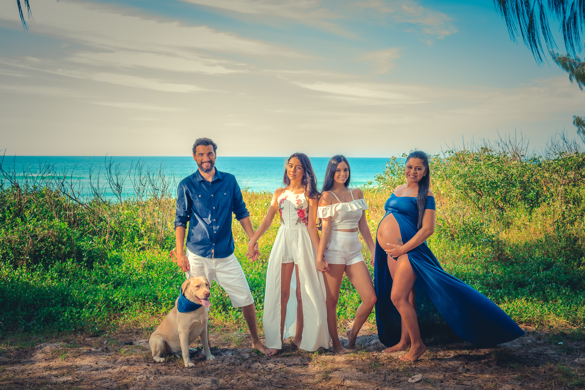 Foto Gestante Família Florianópolis