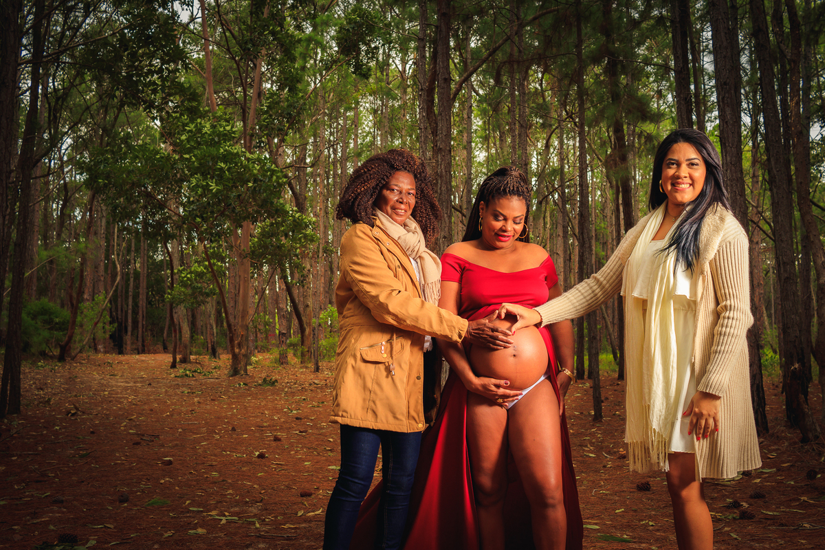 Foto de gestante em Floripa