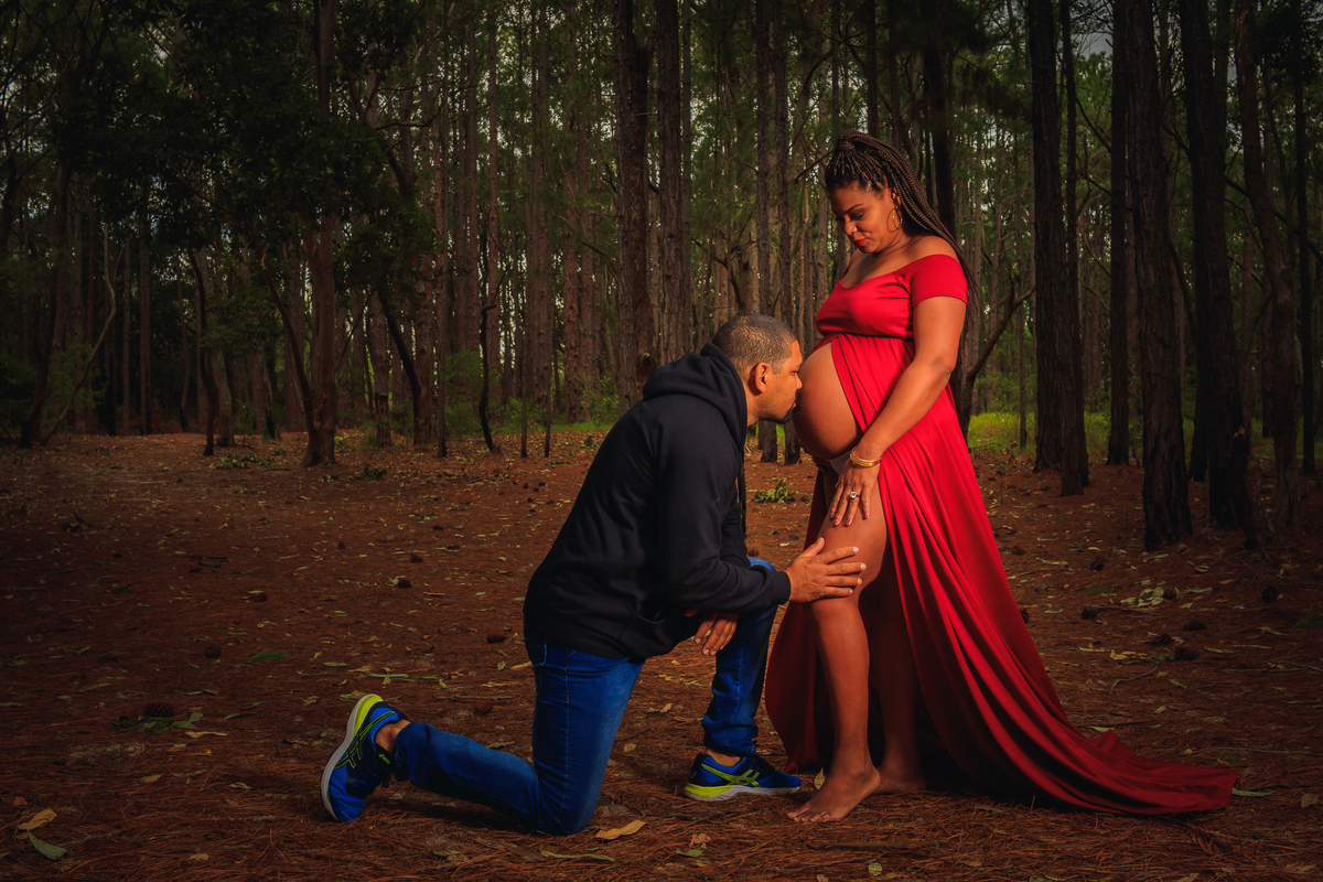 Foto de gestante em Floripa