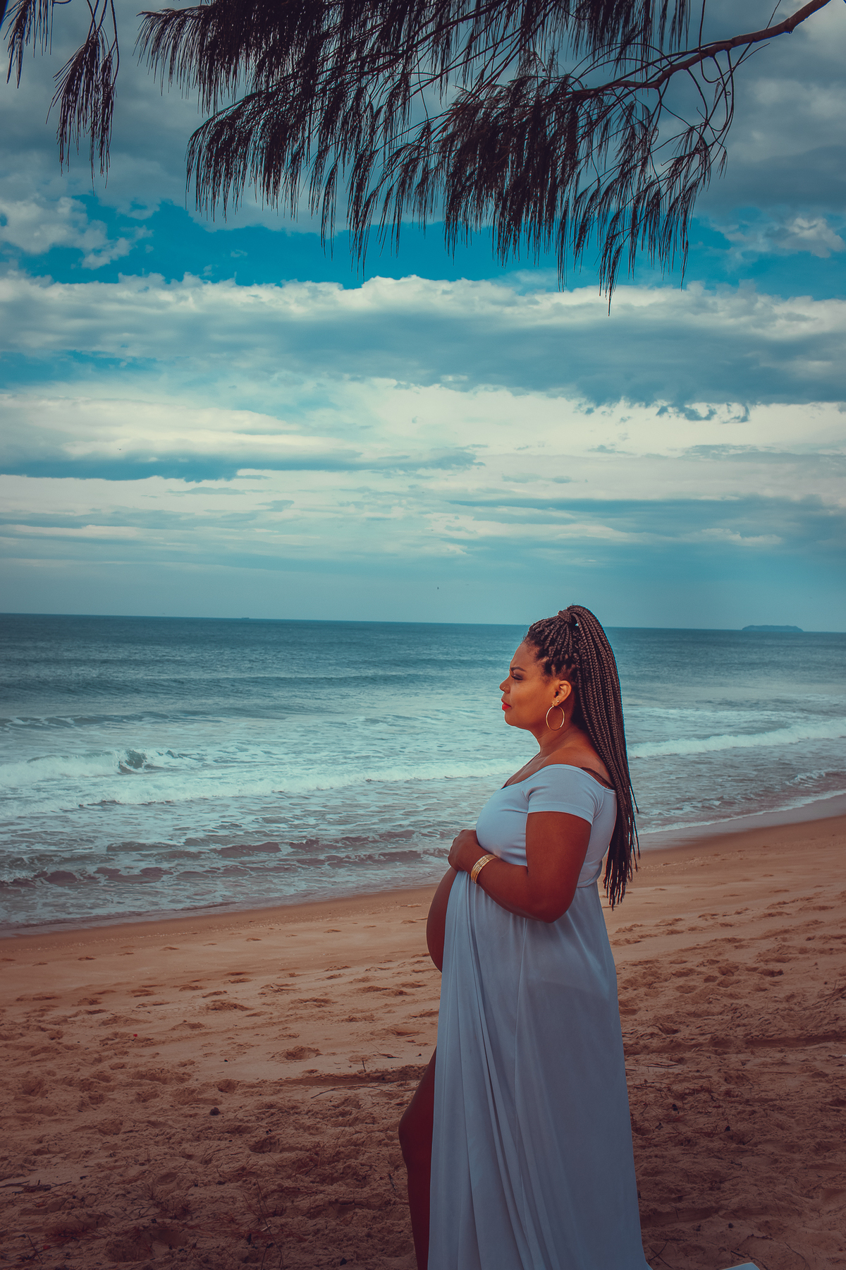 Foto de gestante em Floripa