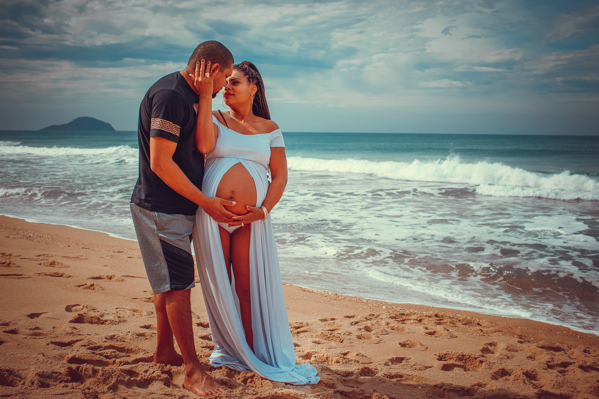 Foto de gestante em Floripa