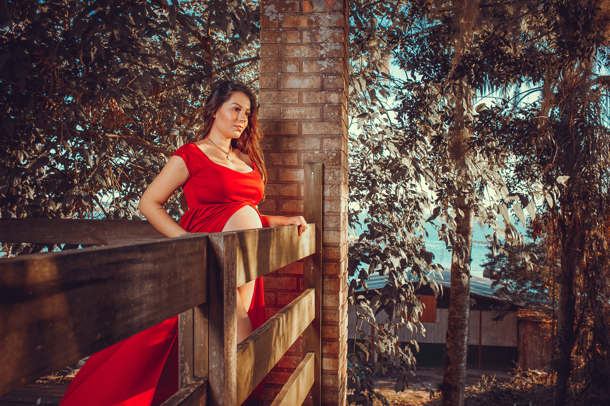 Ensaio Gestante em Florianópolis - Santo Antônio de Lisboa