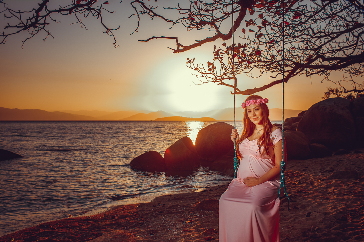 Ensaio Gestante em Florianópolis - Santo Antônio de Lisboa