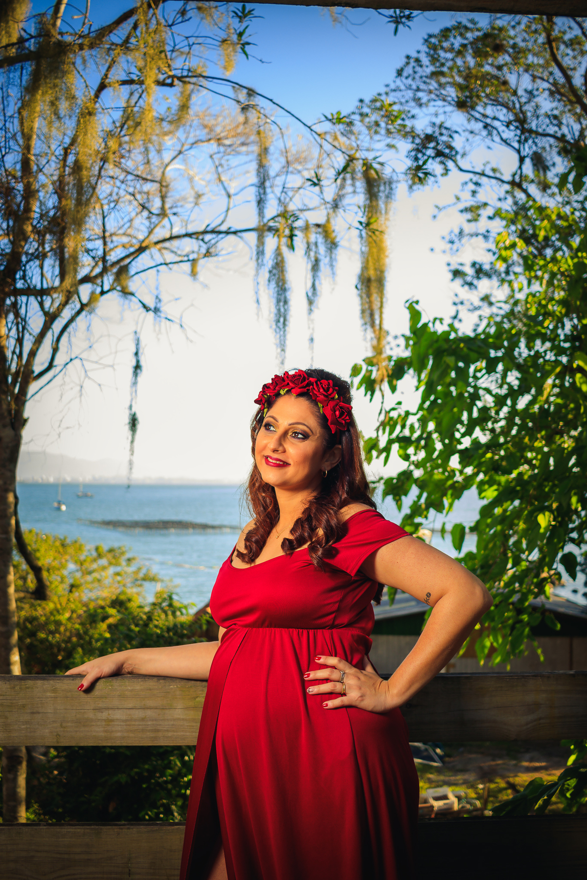 Ensaio Gestante Santo Antônio de Lisboa - Florianópolis 