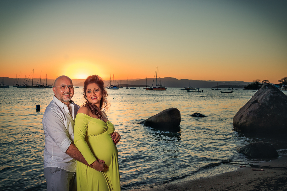 Ensaio Gestante Santo Antônio de Lisboa - Florianópolis 