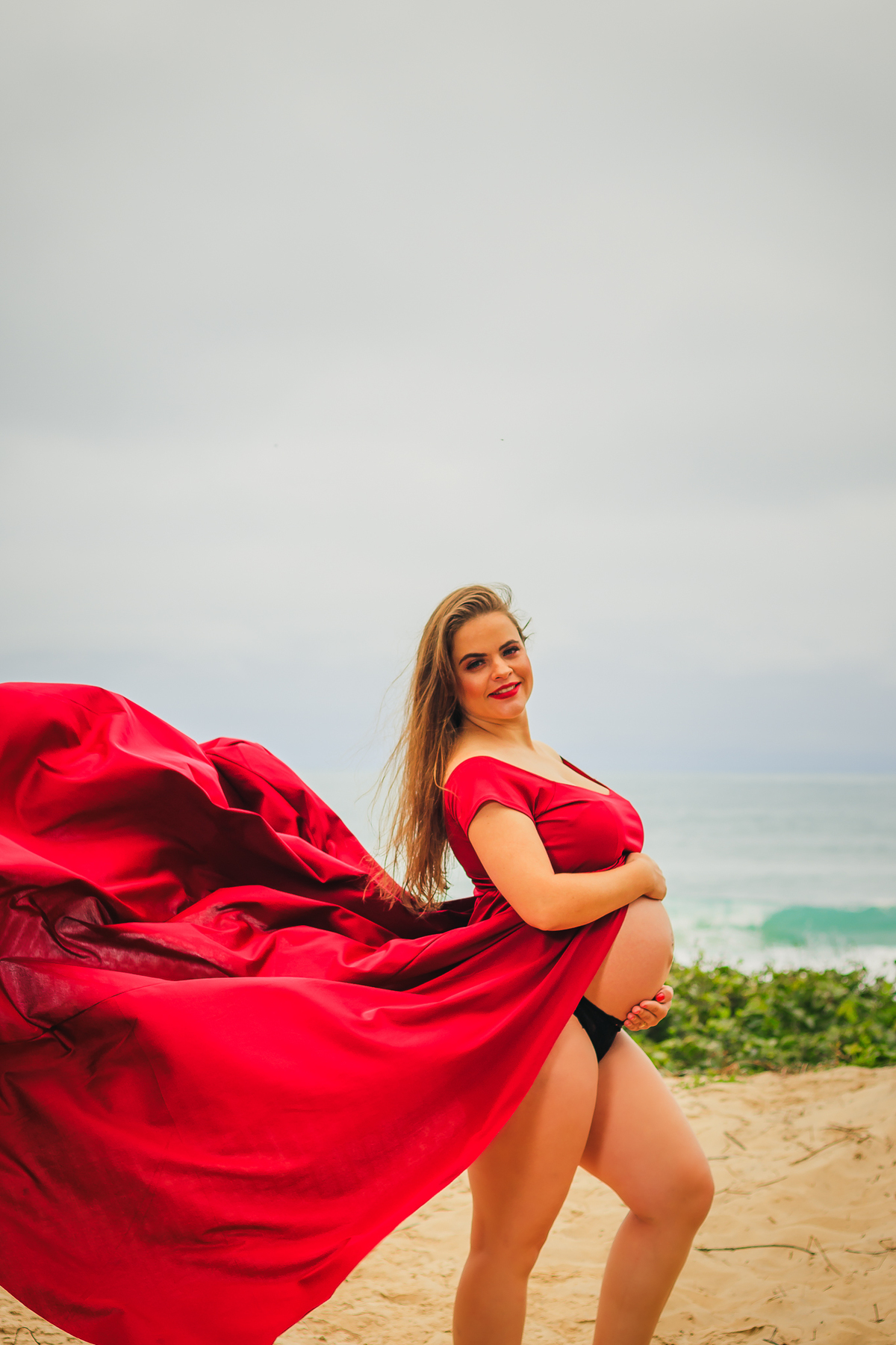 Ensaio Gestante em Florianópolis na Praia do Moçambique SC