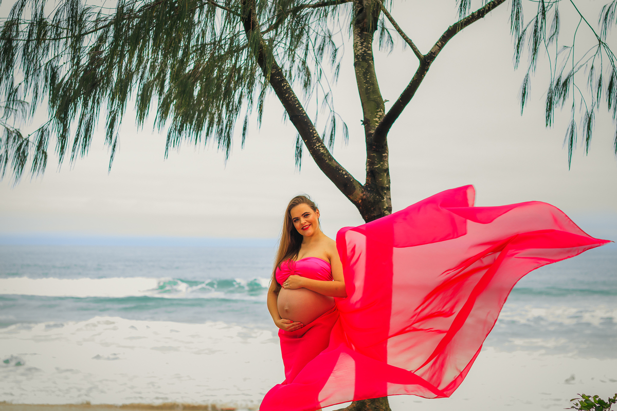 Ensaio Gestante em Florianópolis na Praia do Moçambique SC