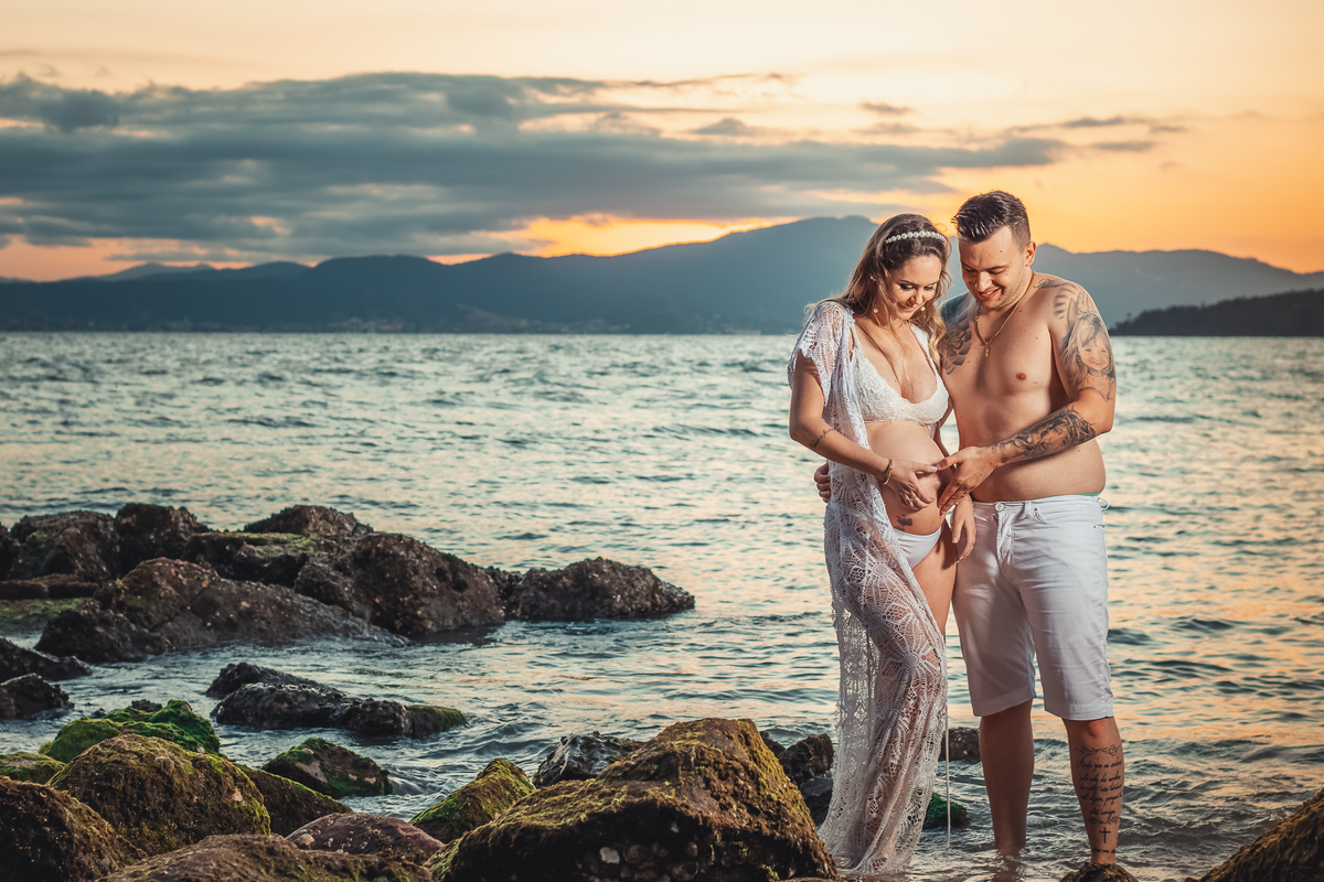 Ensaio gestante em Florianópolis 