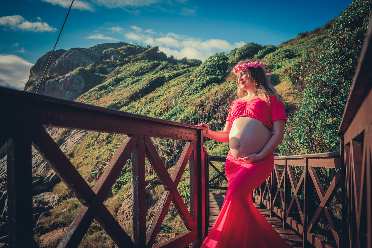 Ensaio Gestante Costão do Santinho