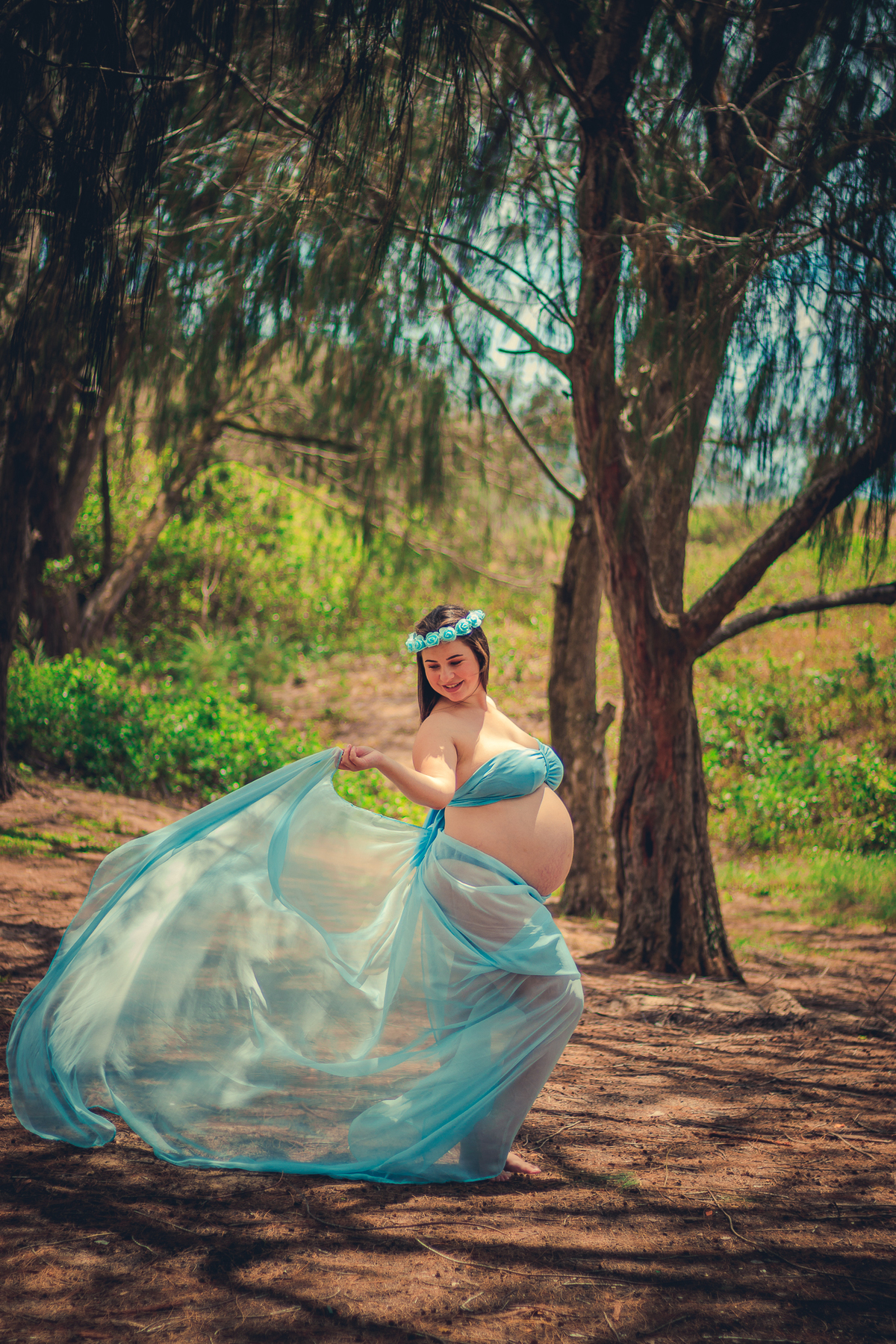 Ensaio Gestante Praia do Moçambique - Florianópolis