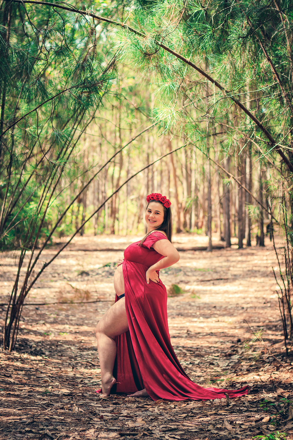 Ensaio Gestante Praia do Moçambique - Florianópolis