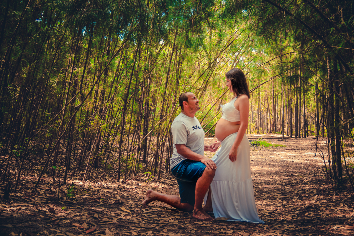 Ensaio Gestante Florianópolis - Praia do Moçambique