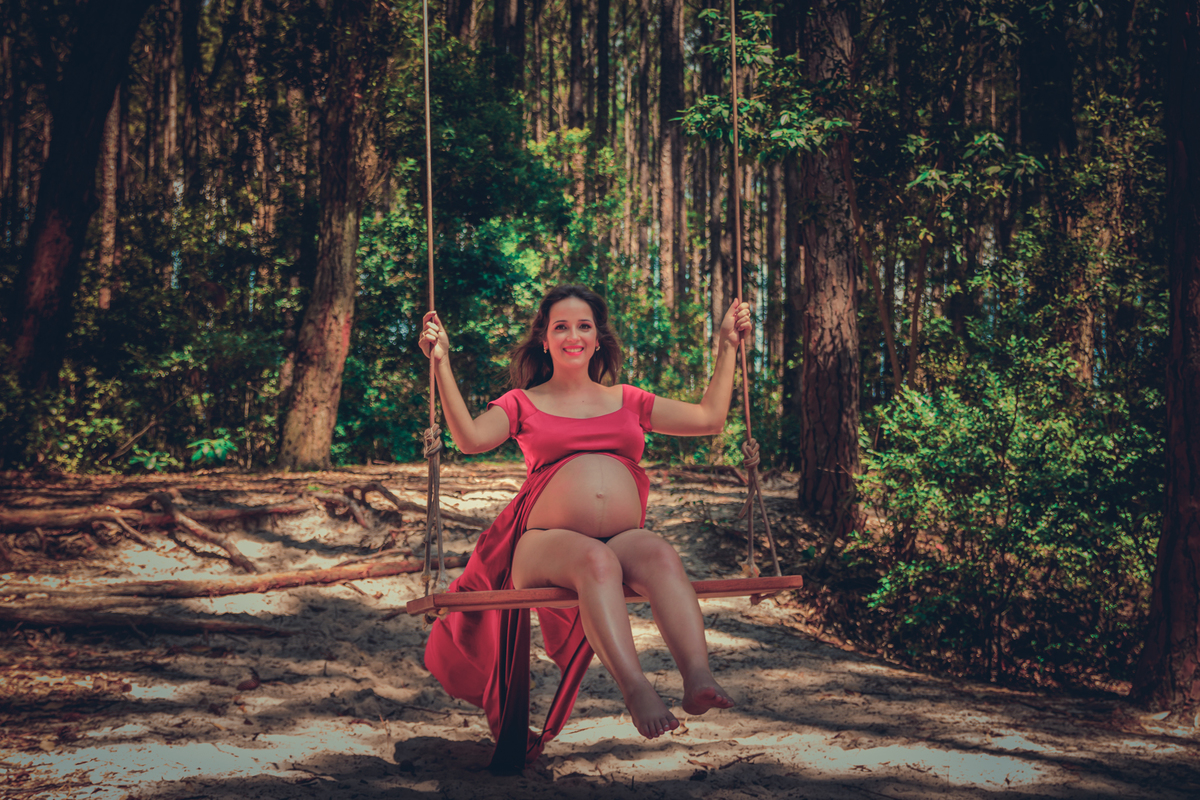 Ensaio Gestante Florianópolis - Praia do Moçambique