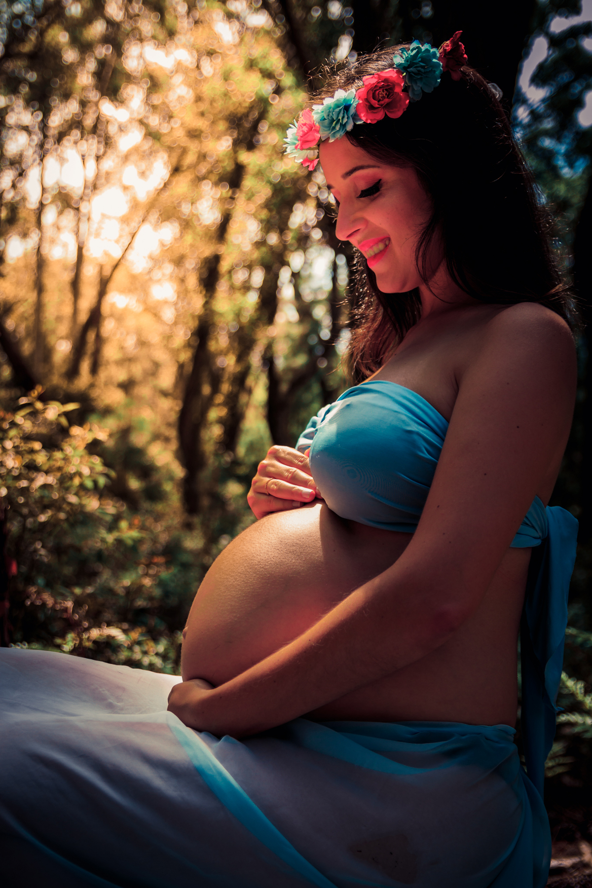 Ensaio Gestante Florianópolis - Praia do Moçambique