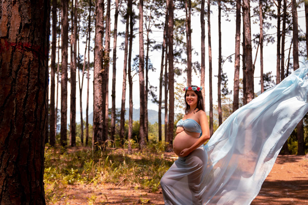 Ensaio Gestante Florianópolis - Praia do Moçambique
