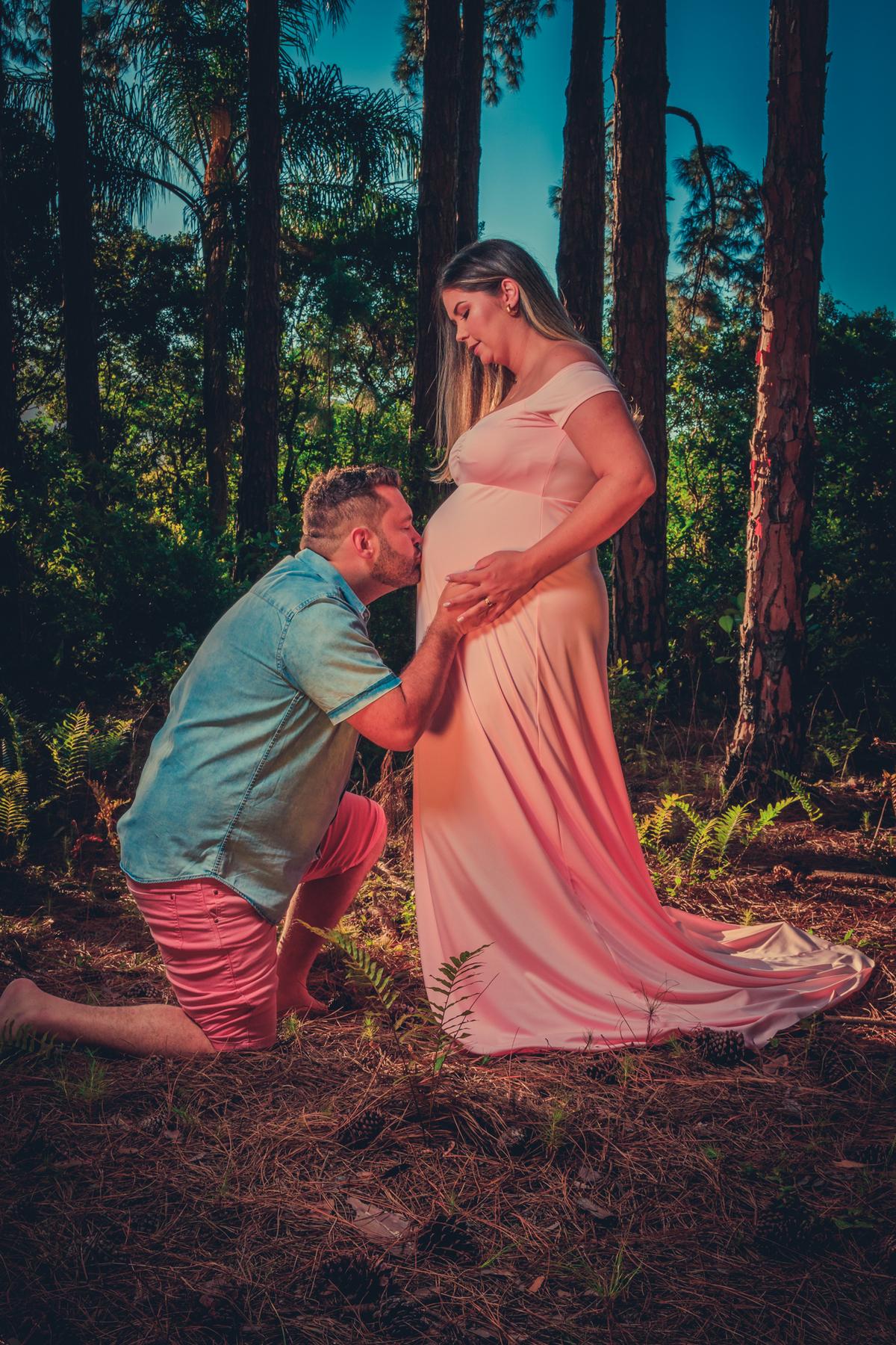 Ensaio Fotográfico Gestante na Praia do Moçambique 
Florianópolis - SC
