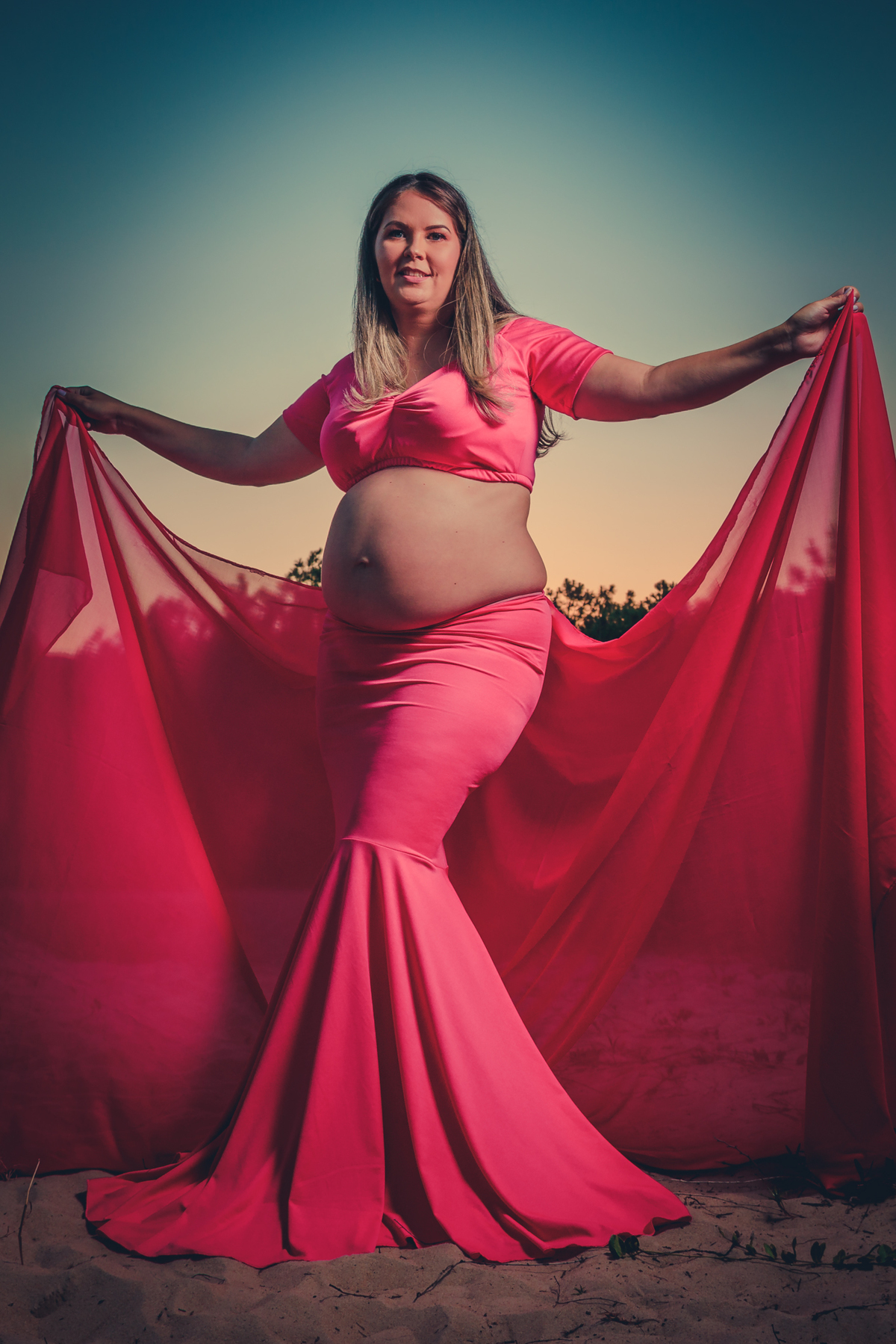 Ensaio Fotográfico Gestante na Praia do Moçambique 
Florianópolis - SC