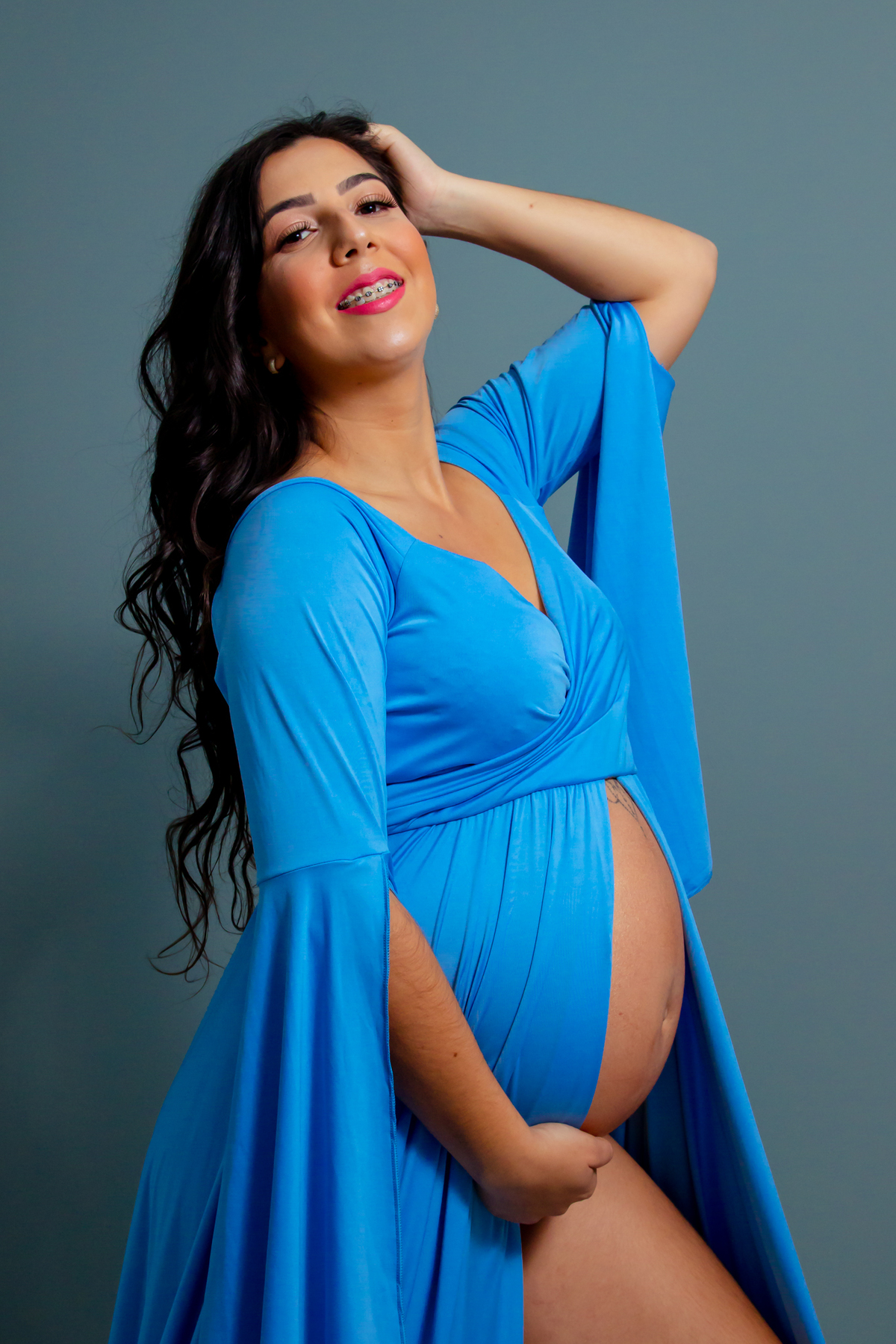 Ensaio Gestante Estúdio - Florianópolis SC