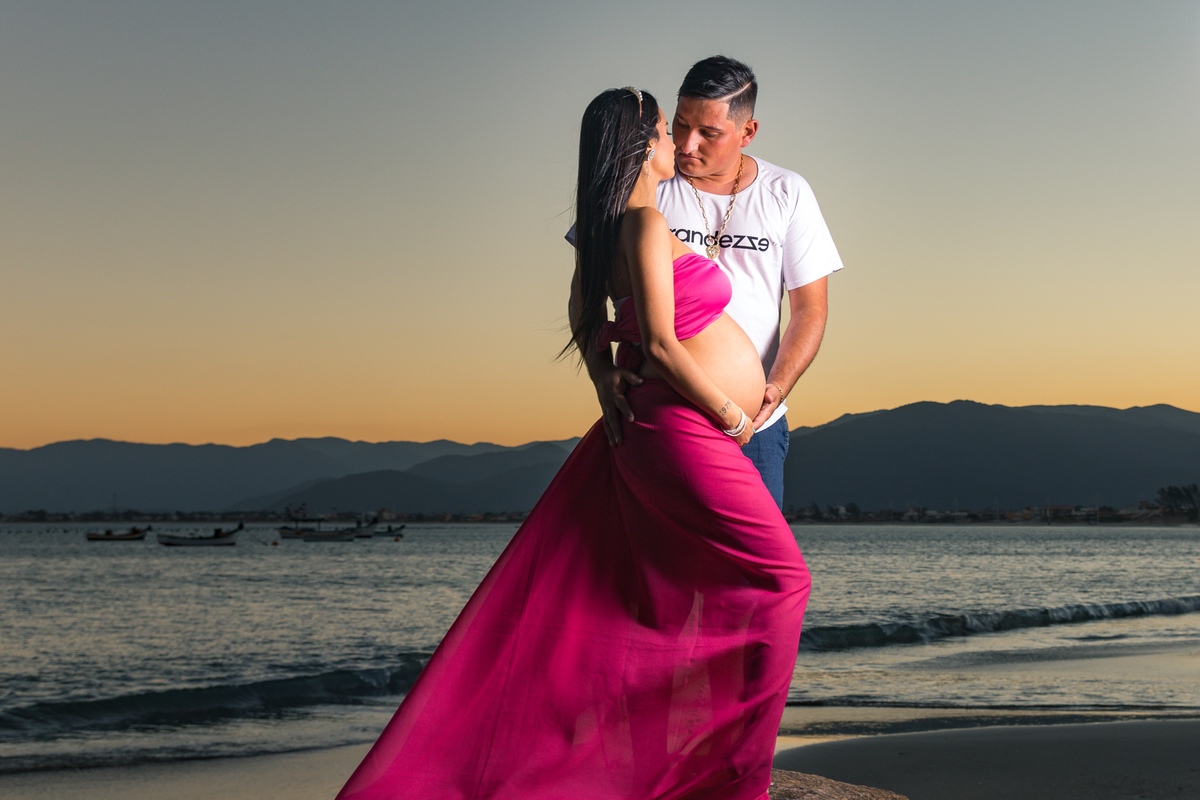 Ensaio Gestante Praia do Sonho