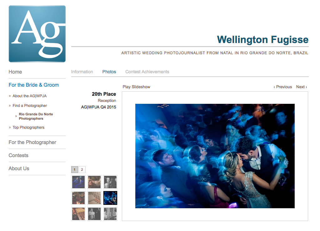 Foto premiada pela AGWPJA - The Artistic Guild of the Wedding Photojournalist Association - www.agwpja.com