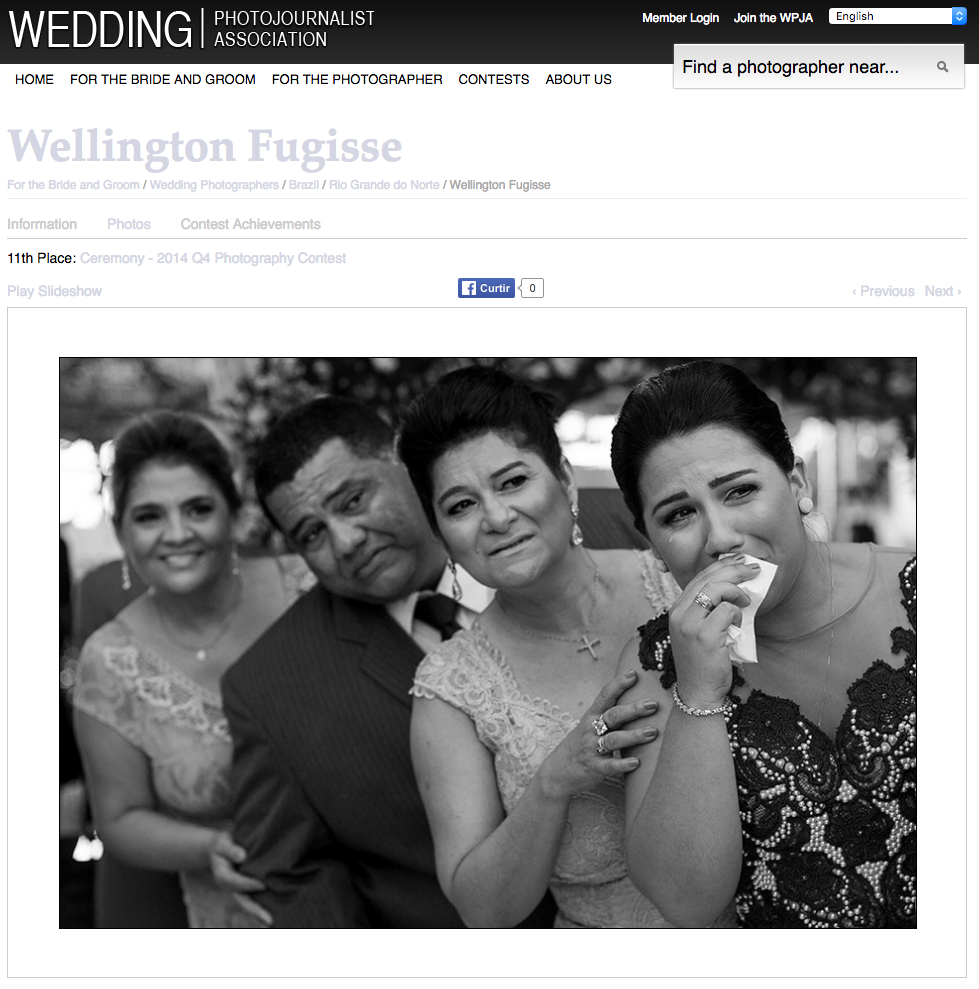 Foto premiada pela WPJA - The Wedding Photojournalist Association - www.wpja.com