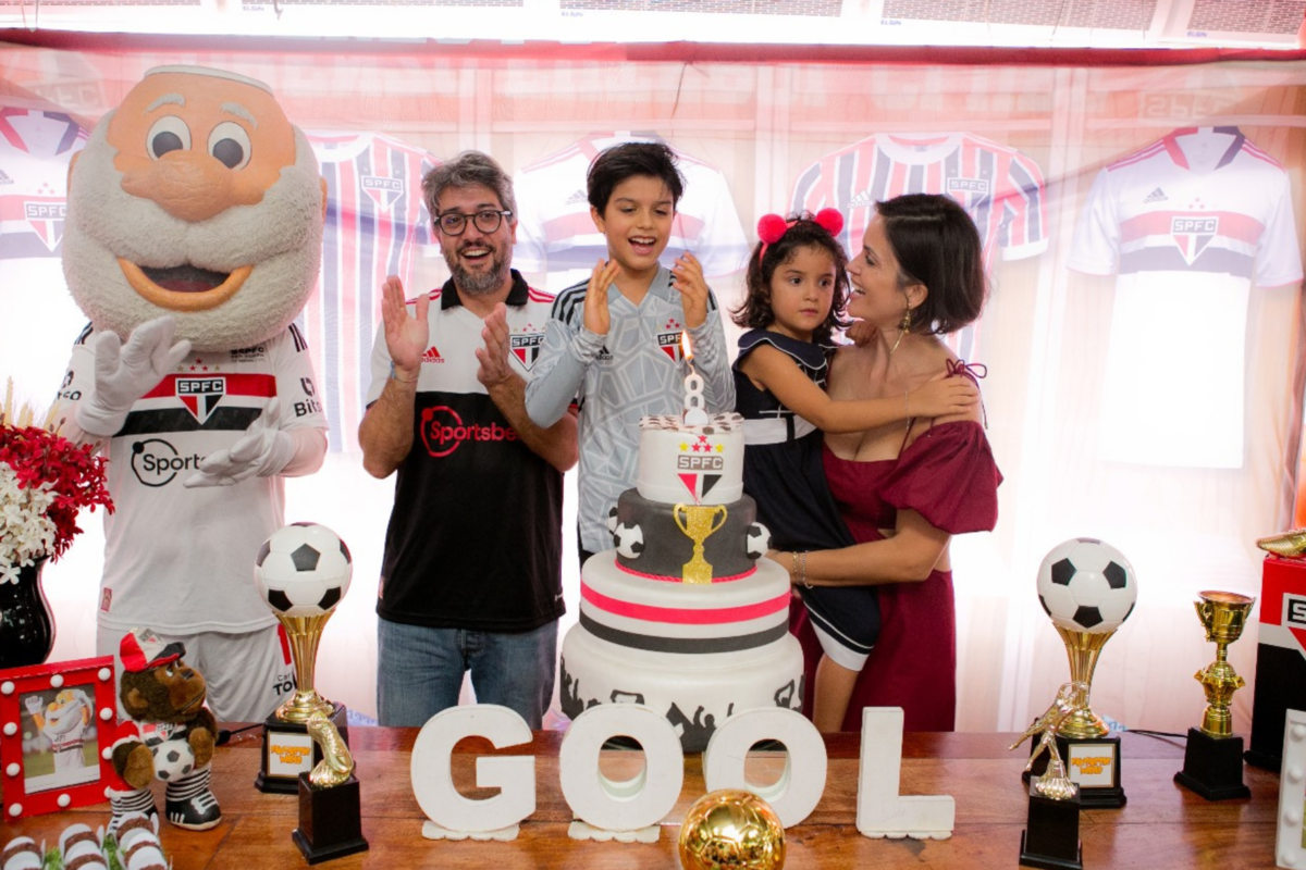 festa infantil, festa infantil diferente, aniversário de criança no estádio do morumbi, criança são paulina