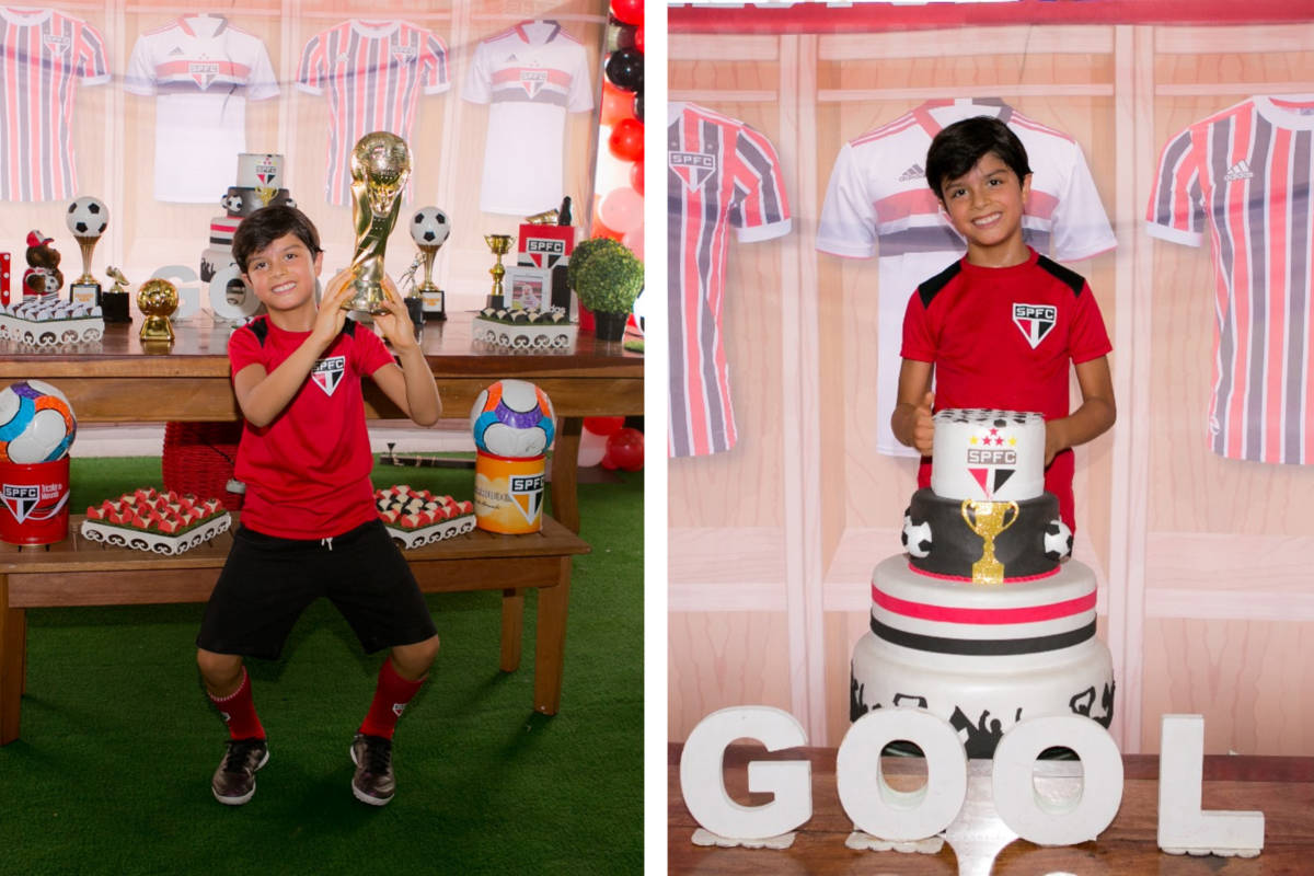 festa infantil, festa infantil diferente, aniversário de criança no estádio do morumbi, criança são paulina